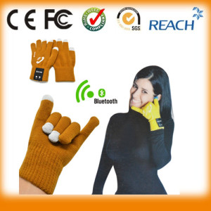 Custom Available Packaging Warm Bluetooth Headset Wireless Gloves Headsfree Headphone